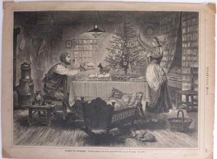 1825. Семейная идиллия на Рождество