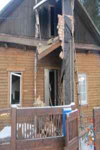 Червенский район: от взрыва газа в доме пострадал мужчина