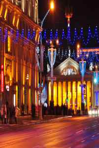 В Минске праздничную иллюминацию включат 15 декабря