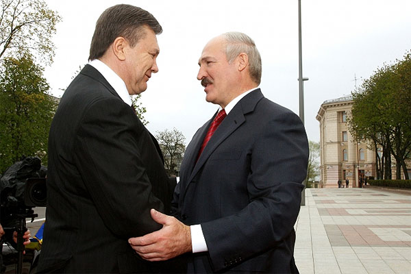 картинка Лукашенко и Янукович