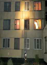 пожар общежитие Могилев