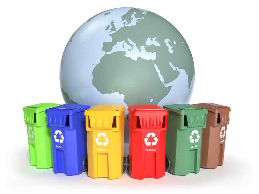 Сбор мусора и сортировка отходов в разных странах мира