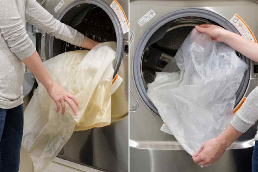 Как отбелить и постирать тюль в стиральной машине?