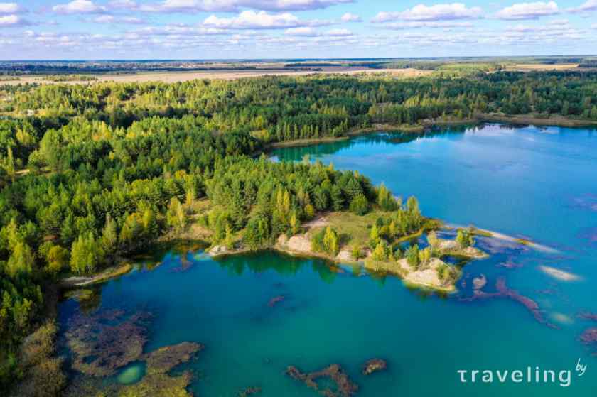 Меловые карьеры около Климовичей