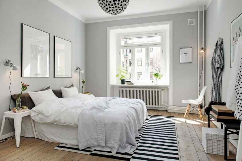 Скандинавский стиль в дизайне спальни