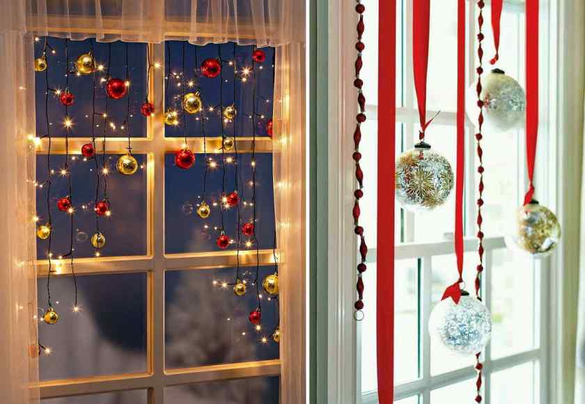 Как украсить окна к Новому году?