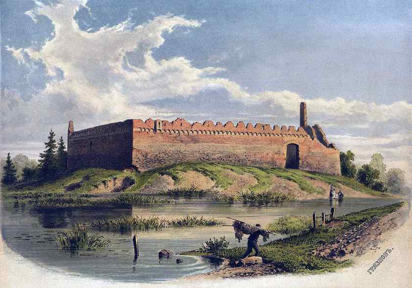 Лидский замок в прошлом