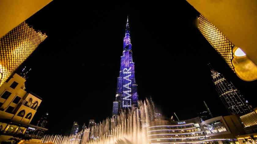 Башня Бурдж-Халифа в Дубае от компании Emaar Properties