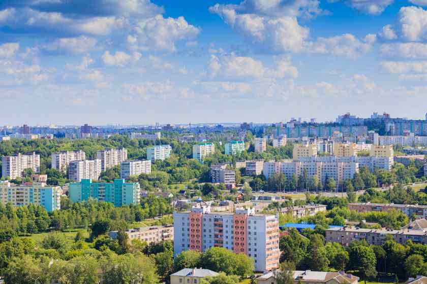 Спальный район города Минска