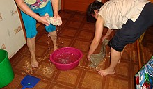 В Минске затопило 7-этажный дом