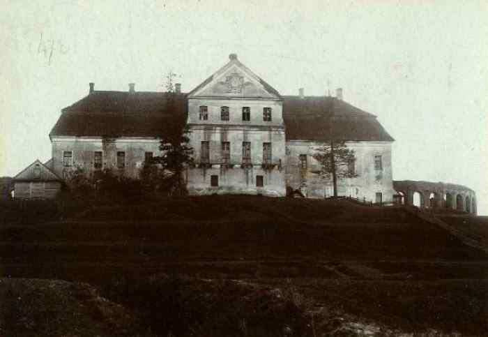 Старое фото дворец в Ружанах