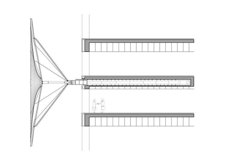 прячущийся небоскреб