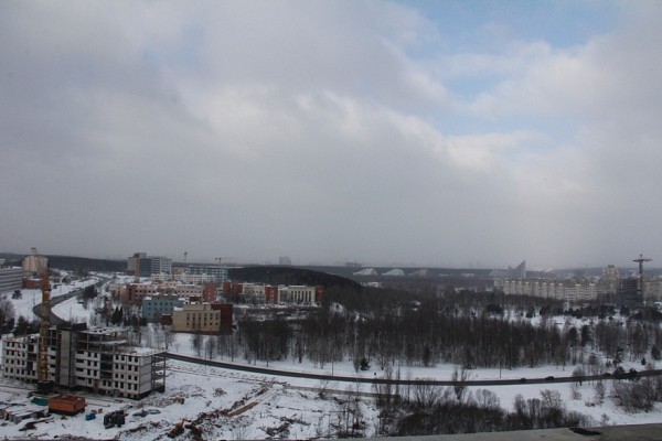 вид с крыши на пвт