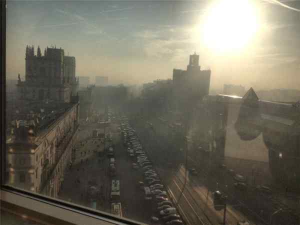 смог и запах дыма в Минске