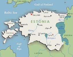 картинка Эстония карта