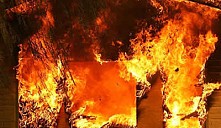 Ежегодно в пожарах погибает полдеревни