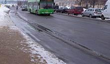 В Минске перестанут посыпать дороги солью, вместо этого будут использовать смеси из мелассы